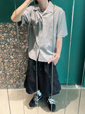 Non-fade Big Cargo Bermuda Denim