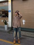 Ku Linen Blicket Check Shirt