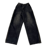Motive Zip-up Wide Denim