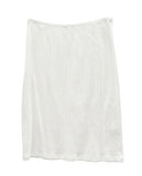 RIB RIBBON MIDI SKIRT