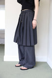 Aco Pleats Nylon Banding Pants