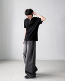 Bellingham Pintuck Wide Denim