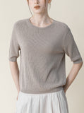 [Premium] Whole Garment Rosa Ribbed Round Knit
