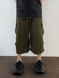 Nylon Cozy Cargo Bermuda Pants