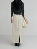 Tulip high waist long skirt