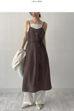 Basic Cotton Semi-Wide Pants