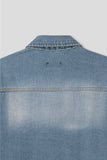 Snap Button Denim Shirt Jacket