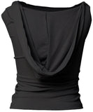 Asymmetric Snap Hoodie