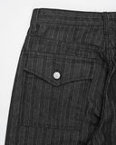 STRIPE BALLOON WIDE PANTS