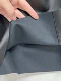 Leather Overfit Crop Shirt