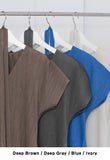 [Premium] Armoni Pleated Belt V-Neck One Piece