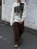 Rivet Side Detail Cotton Pants