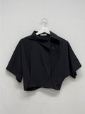 Hope Unbalanced Collar Blouse