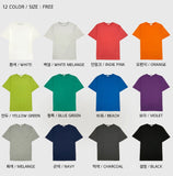 Semi box basic half T-shirt