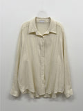 Crema Embo Overfit Shirt