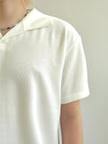 Open collar summer knit (muscle fit)