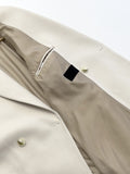 [unisex] Deep Slit Overfit Double Long Coat