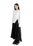 FORMED DRAPE SKIRT