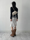 Rie Symbol V-Neck Cardigan