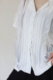 Wave Frill Shirt Blouse