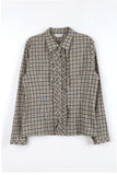 Annie Check Frill Shirt