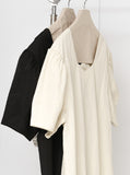 Ana Square Neck Long One Piece