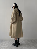 Captain Hood Neck Trench Coat
