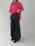 592 Stitch Balloon Wide Denim