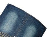 Baseball Denim Half Shirt