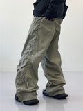 Crunch Side Shirring Pants