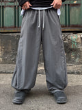 Nylon Snap Layered Pants