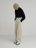 [unisex] Work Peach Bijo Wide Pants