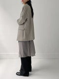 Stripe Single Overfit Blazer