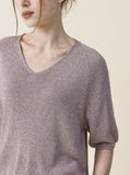 [Premium] Whole Garment Live-On V-Neck Knitwear