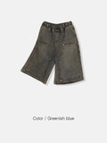 Vintage Double Knee Bermuda Banding Denim
