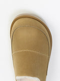 Tom Natural Leather Ugg Slippers