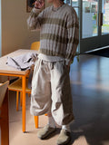 Summer Openwork Stripe Knit