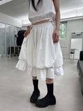 BALLOON DOUBLE SKIRT