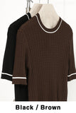 [Premium] Smith Color Matching Short Sleeve Knit