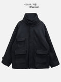 Blend neck bijoline short coat