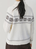 Snowfall Knit Zip-Up