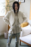Bolero tassel tweed jacket