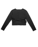 STRAP TIE BUTTON CARDIGAN
