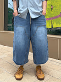 Double Knee Dekki Carpenter Crop Denim