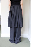 Aco Pleats Nylon Banding Pants