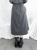 BIG POCKET WRAP SKIRT