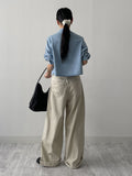 [Belt SET] Cabra Cotton Wide Pants