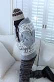 Snowflake Nordic Knit Zip-up