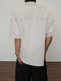 Badge Stone Half Shirt