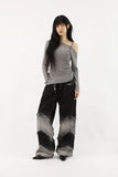 Ien Unbalanced Shoulder Knit